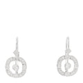 14K White Gold Diamond .30ctw Art Deco Drop Earrings