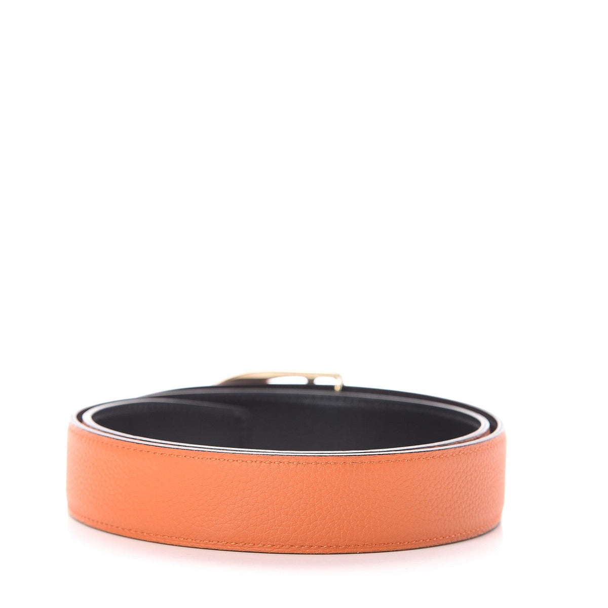 135 Togo 32mm Stirrup Belt 80 Black Orange