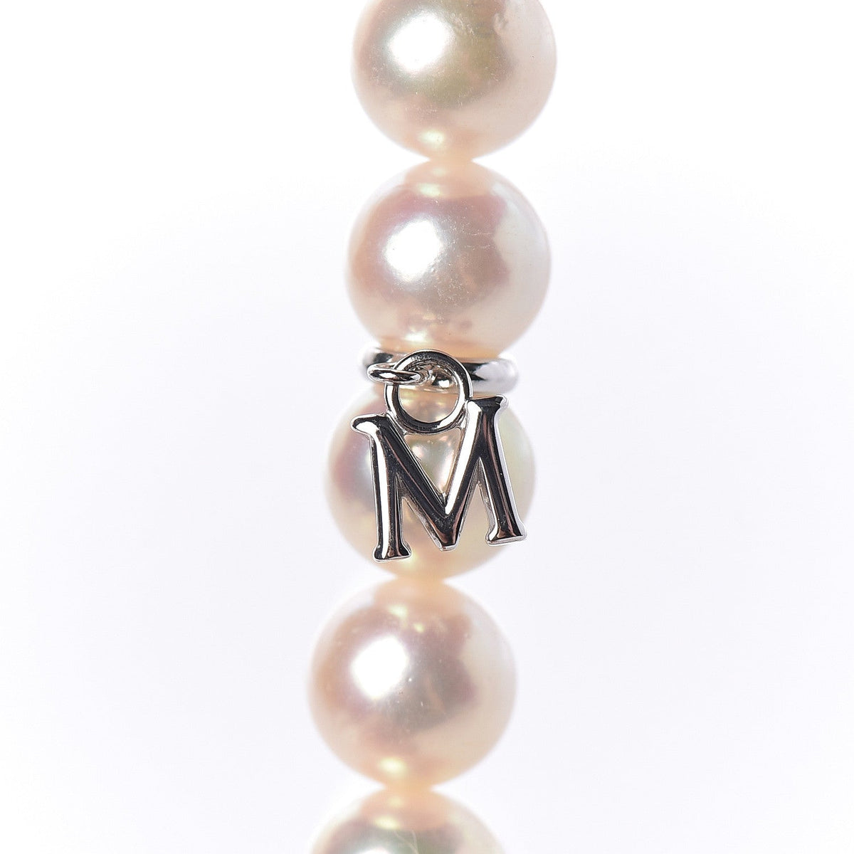 14K White Gold Akoya Pearl 6.5-7mm Strand Necklace 42