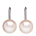 14K White Gold 7.5-8mm Akoya Pearl Earrings