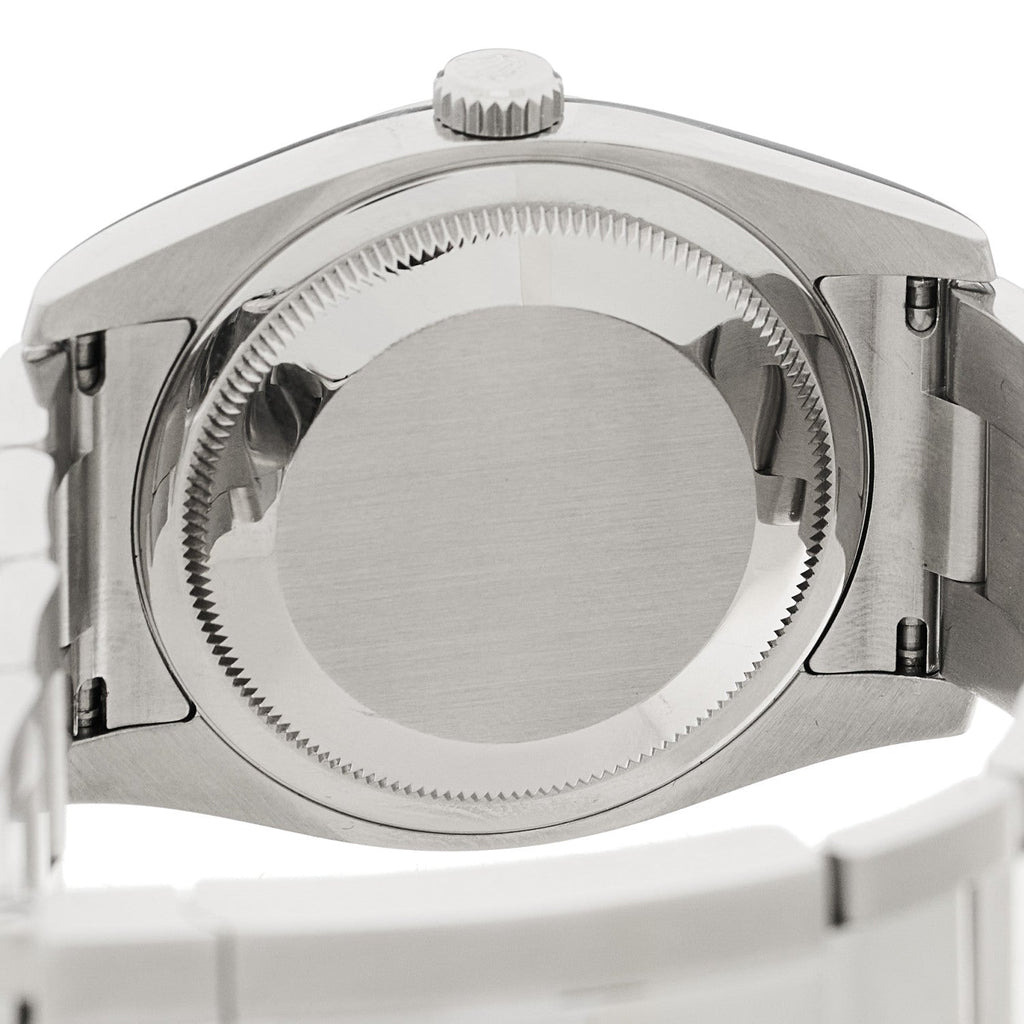 Stainless Steel 36mm Oyster Perpetual Datejust Watch Tuxedo 116200