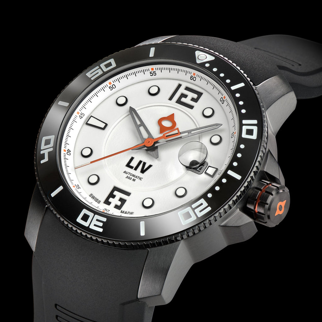 GX-Diver's 44mm Black Full Lume