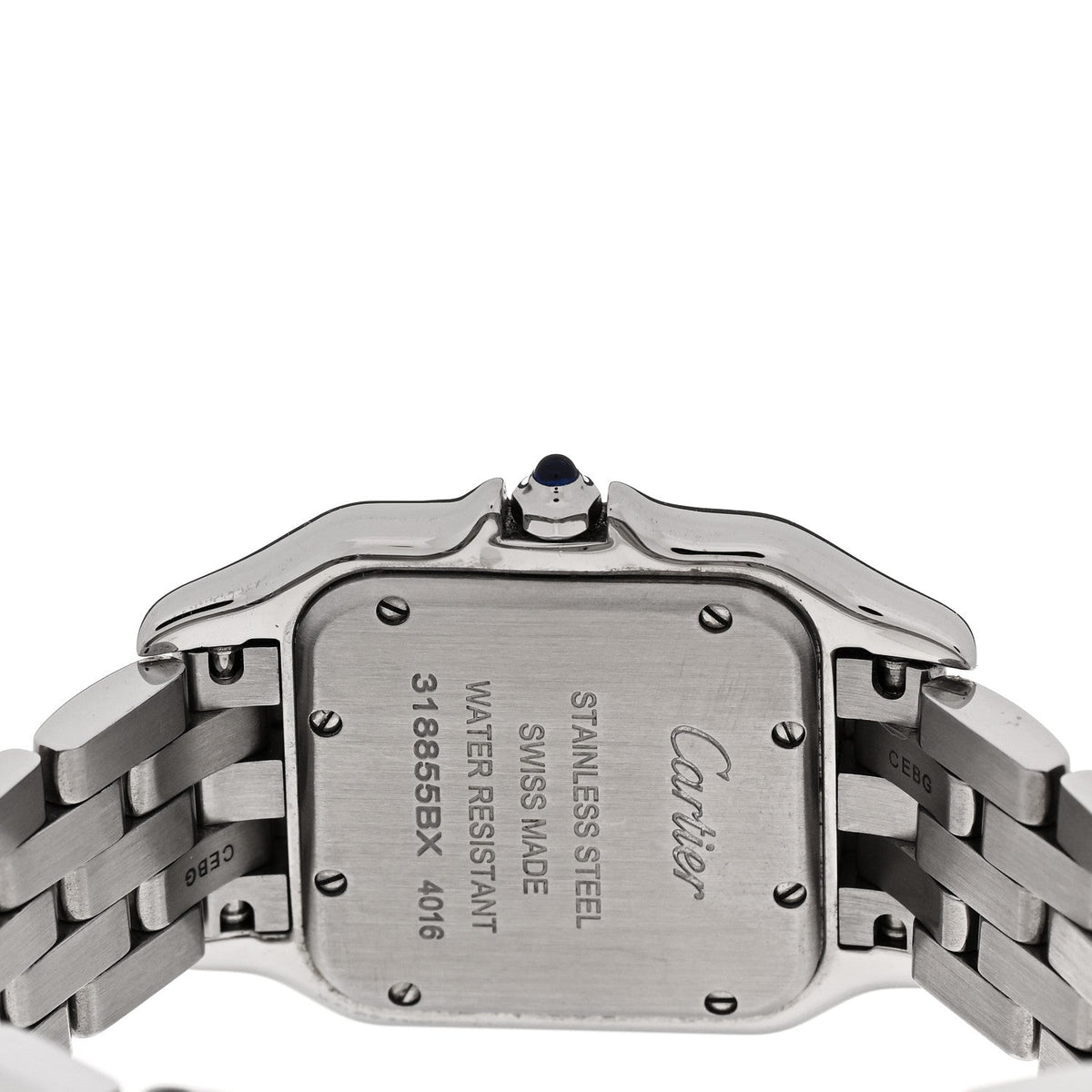 Stainless Steel Diamond 27mm Panthere Quartz Watch
