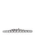 14K White Gold Diamond 6.40ctw Tennis Bracelet