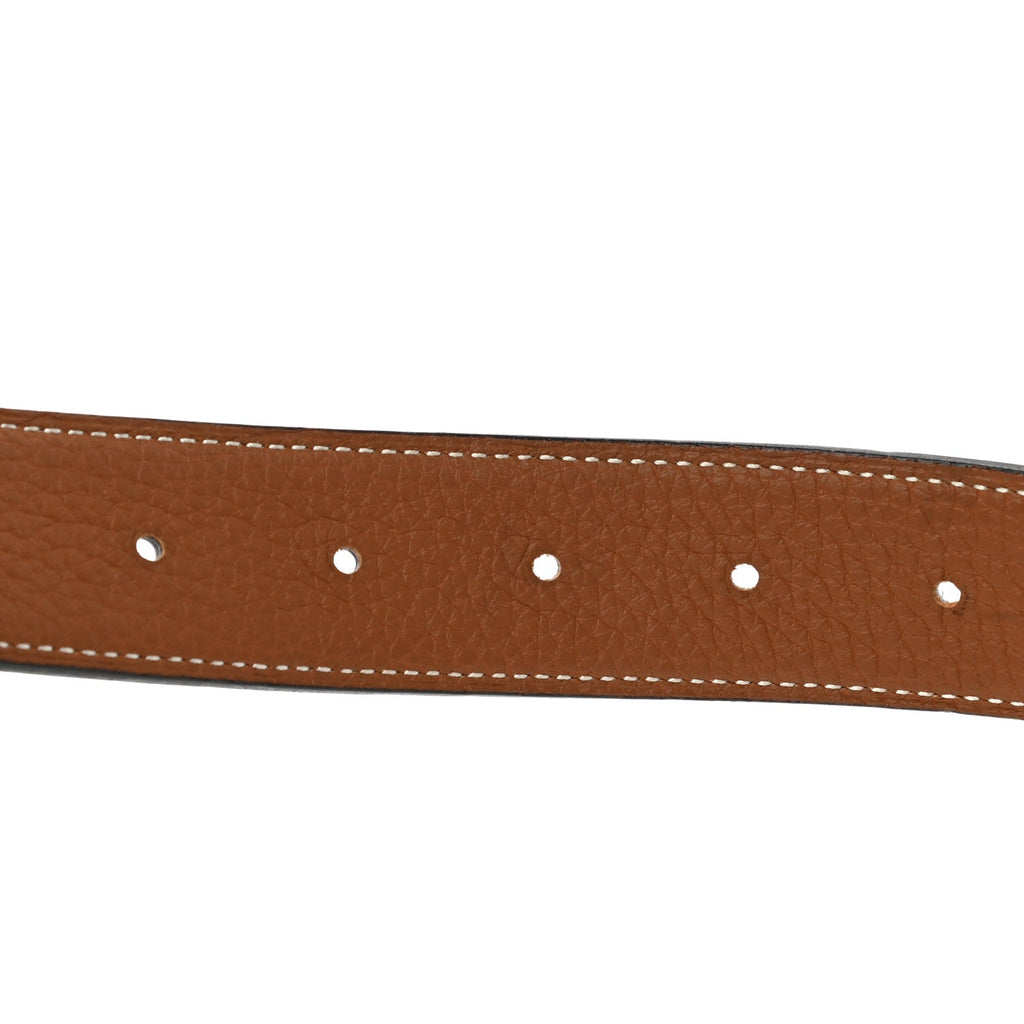 135 Togo 32mm Martelee H Belt 85 Black Gold
