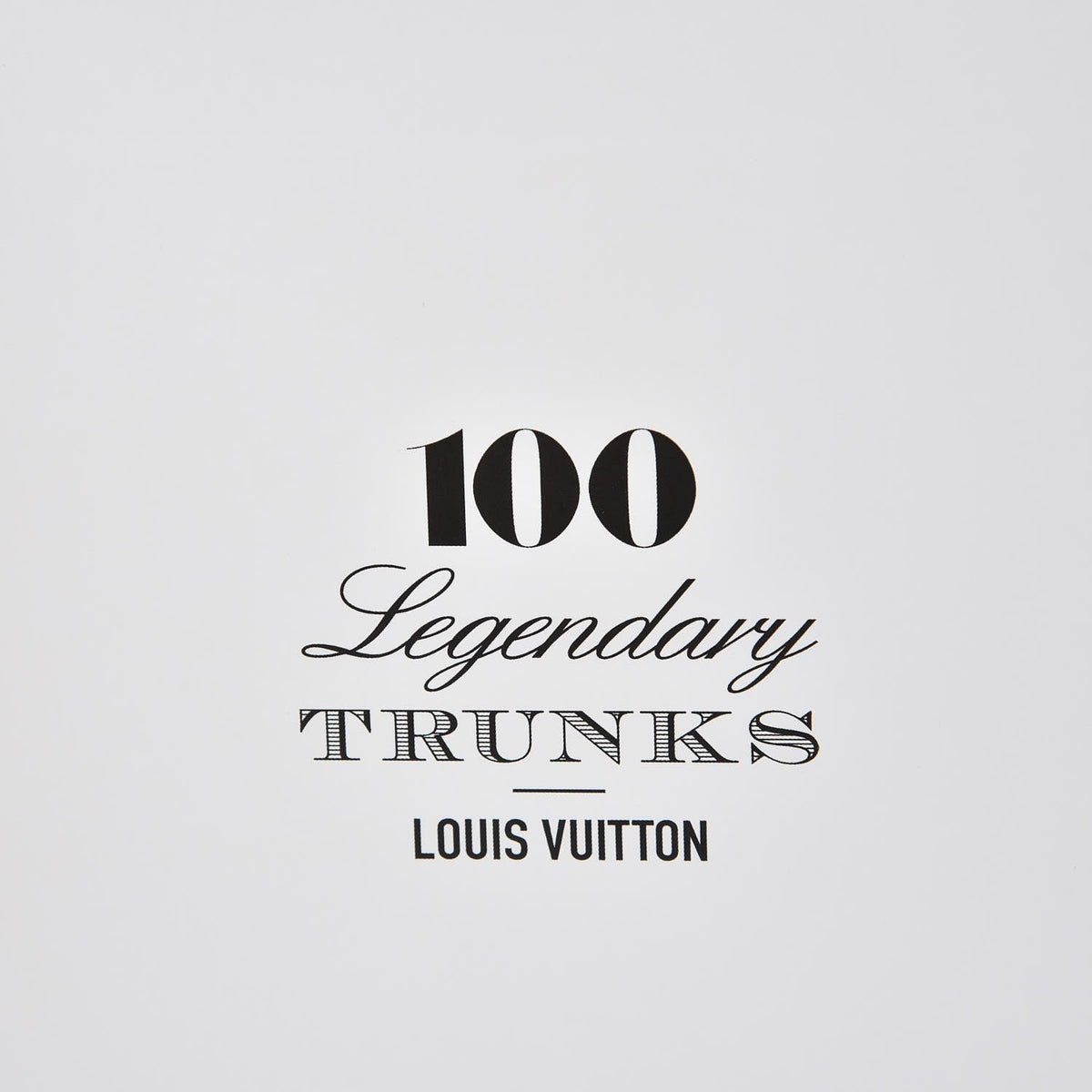 100 LEGENDARY TRUNKS Book