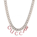 100 Script Choker Necklace Red