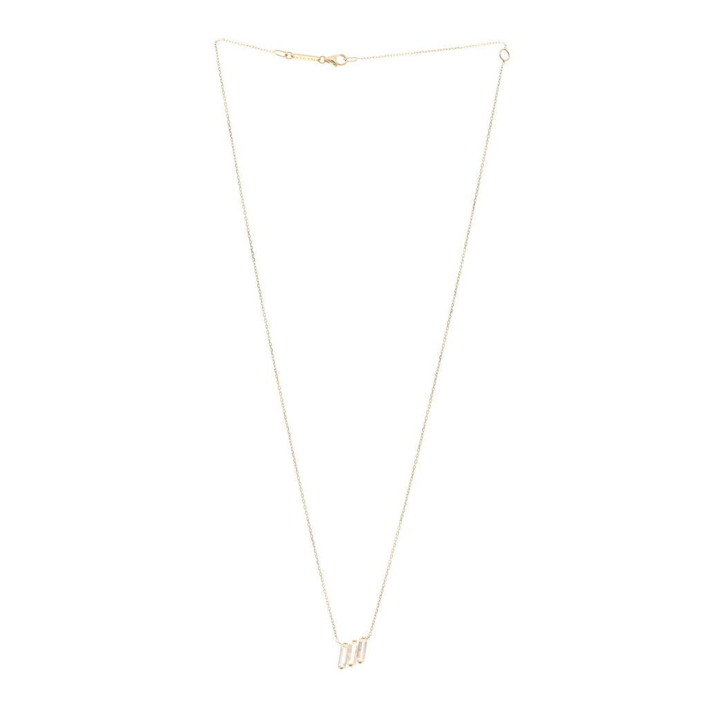 14K Rose Gold Rainbow Moonstone Amalfi Midi Pendant Necklace