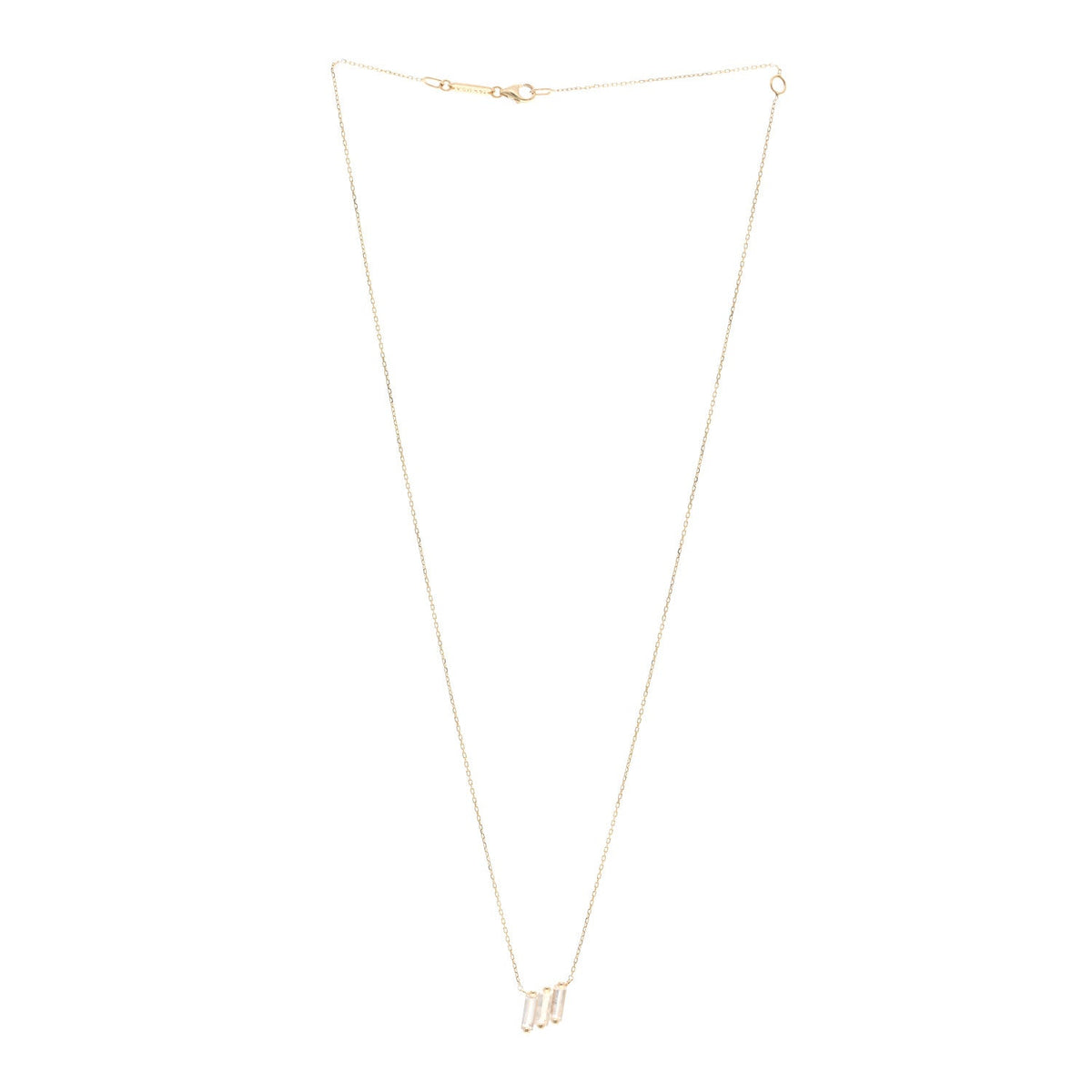 14K Rose Gold Rainbow Moonstone Amalfi Midi Pendant Necklace