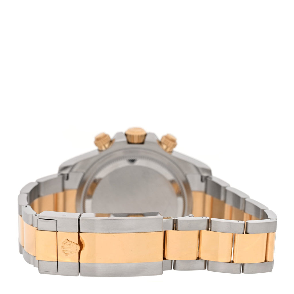 Stainless Steel 18K Yellow Gold 40mm Oyster Perpetual Cosmograph Daytona Watch White 126503