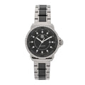 Stainless Steel Ceramic Diamond Bezel 32mm Formula 1 Lady Quartz Watch Black WAH1312
