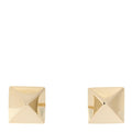 14K Rose Gold Pyramid Stud Earrings