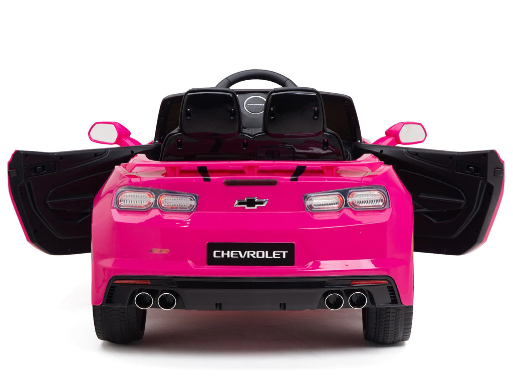 12V Chevrolet Camaro 2SS Kids Ride On Car with Remote Control - Pink