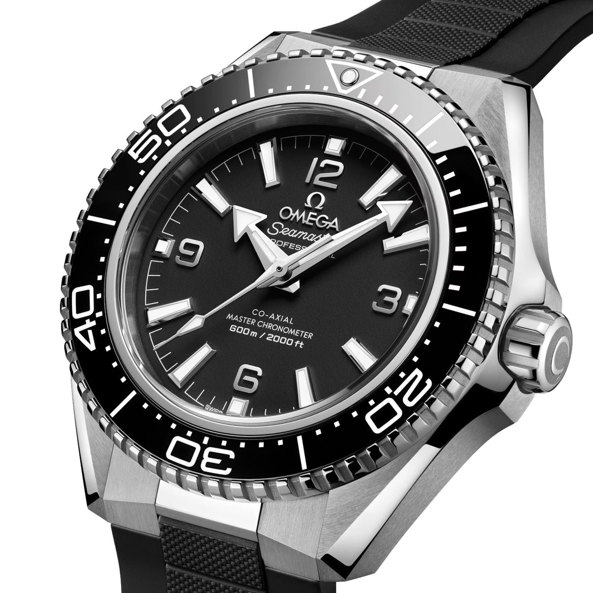 Seamaster Planet Ocean 600M 42mm - Black on Rubber Strap