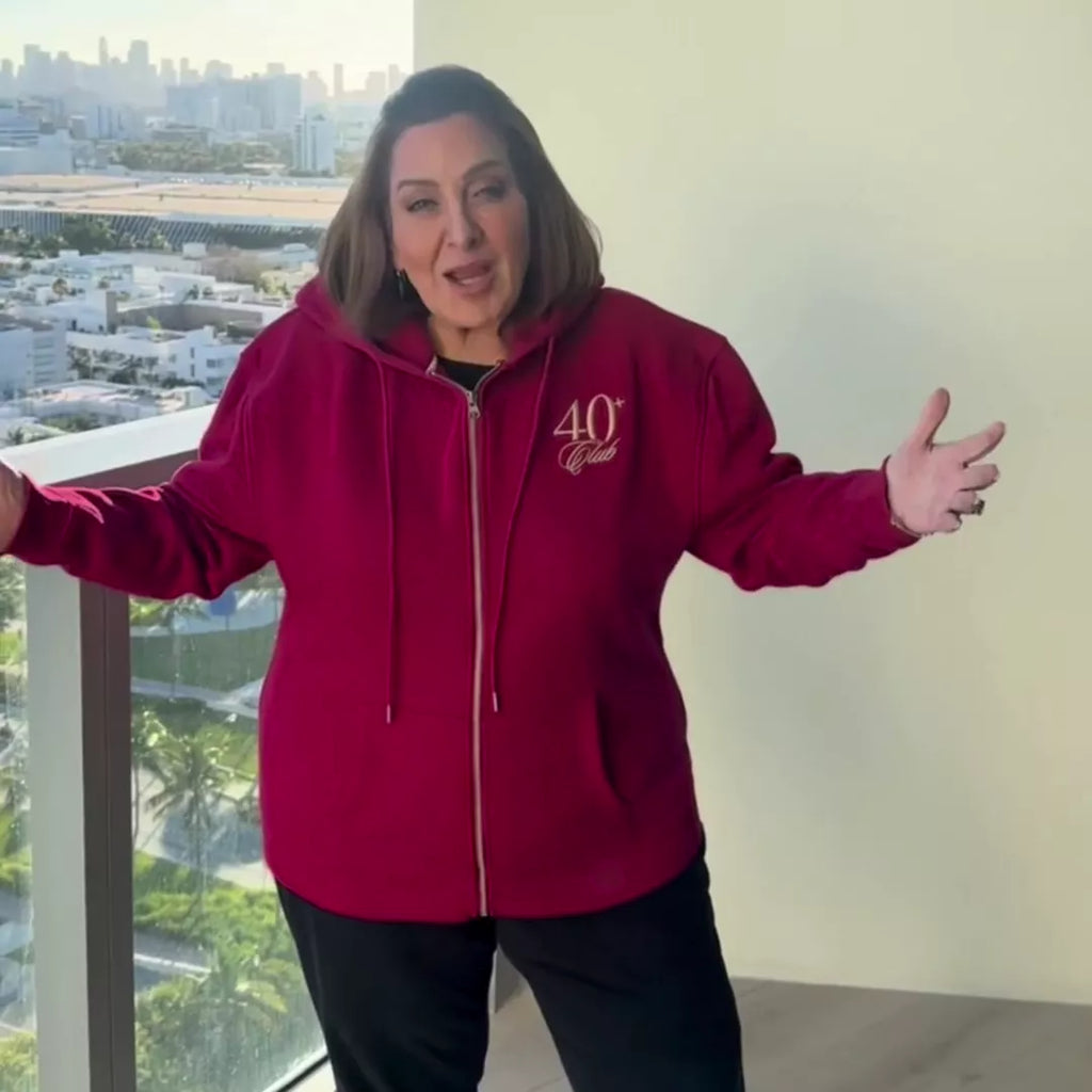 40+ Club Zip-Up Sweatshirt